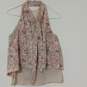 ZARA COLLECTION S TANK TOP FLORAL